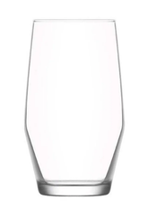 Curved Bottom Tall Glass Cups, Set of 6